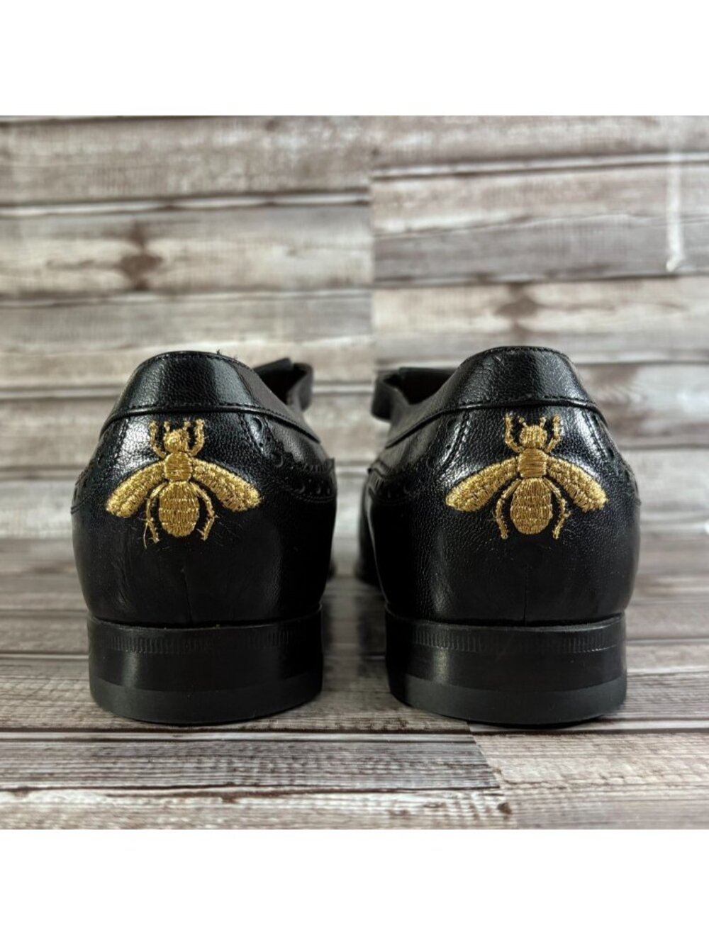 Gucci Brogue Leather Thesis Cutout Detail loafer sz 7 color black mspr $1410 NEW - Picture 4 of 9